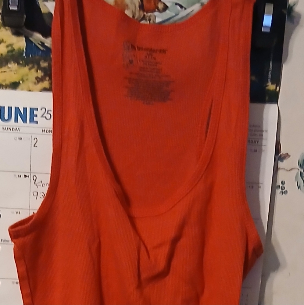 Women's Orange Tank Top